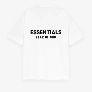Essentials Fear of God Bright White T-Shirt SS25 (XXS–XXL)